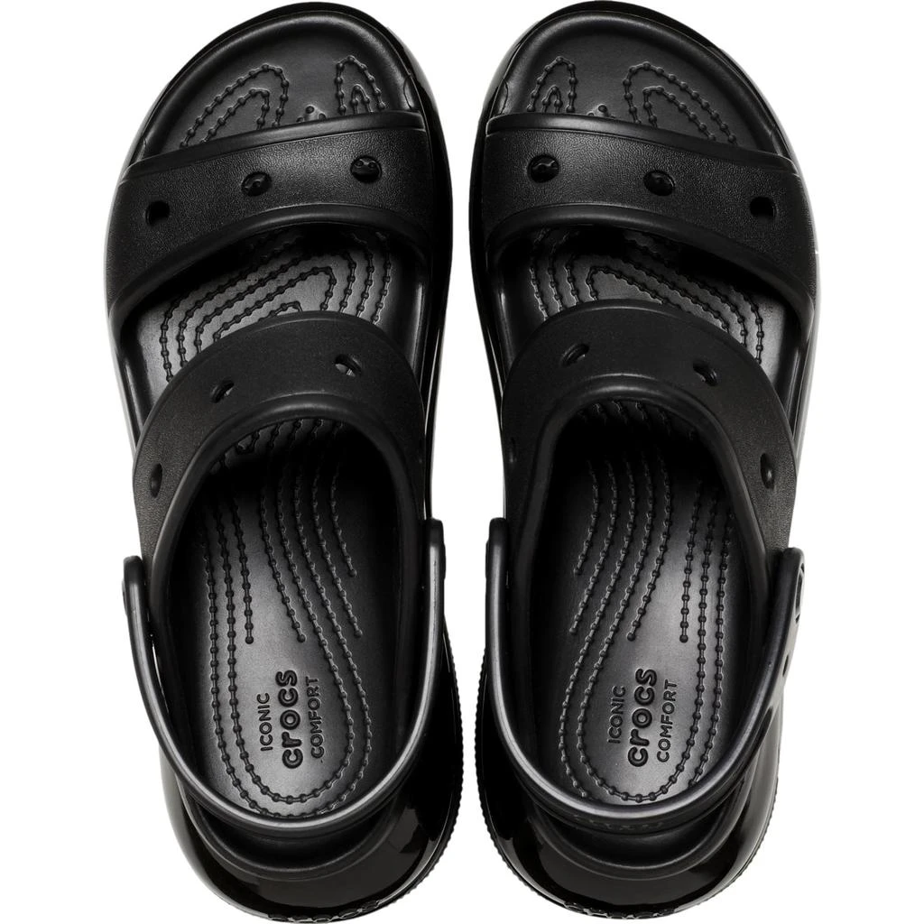 Crocs Men
s  Classic Mega Crush Sandal Black 207989-001 2