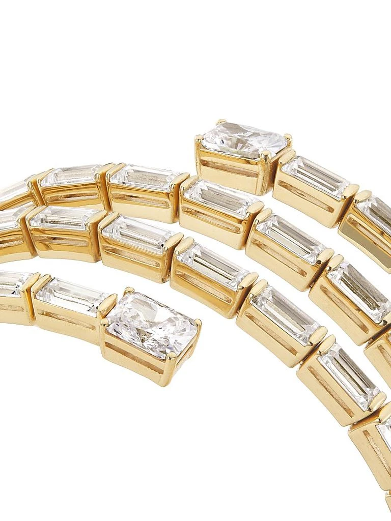 Adriana Orsini Naomi 18K-Gold-Plated & Cubic Zirconia Wrap Bracelet 4