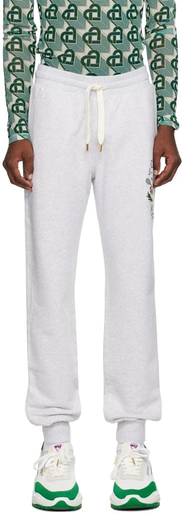 Casablanca Gray Casa Way Sweatpants 1