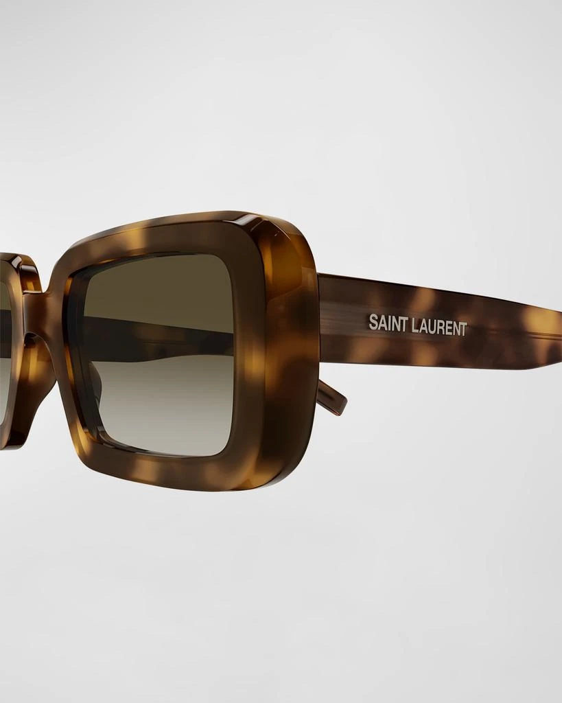 Yves Saint Laurent Acetate Rectangle Sunglasses 2