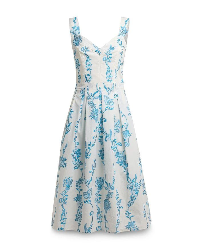 ETRO Floral Embroidered Midi Apron Dress
