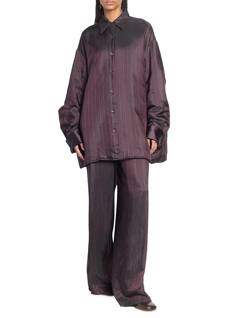 Dries Van Noten Striped Satin Pants 2