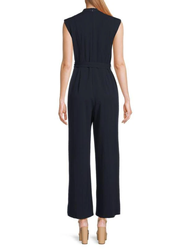 Tommy Hilfiger Scuba Crepe Belted Jumpsuit 2