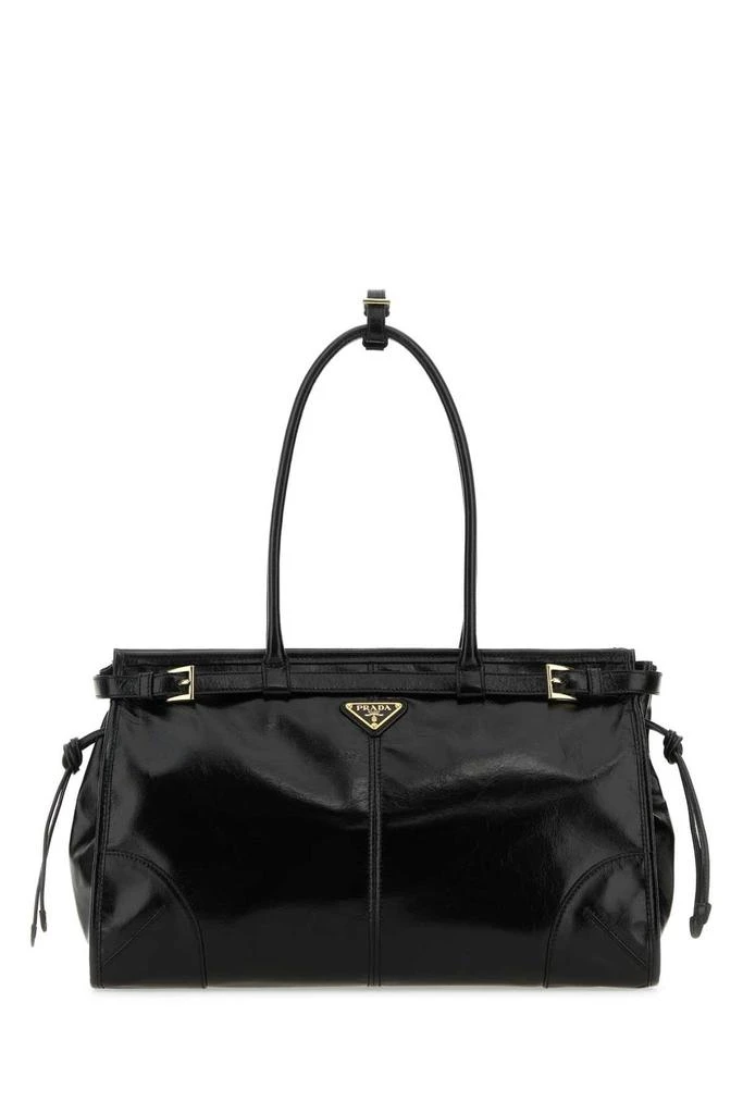 Prada Prada Triangle-Logo Drawstring Shoulder Bag 1