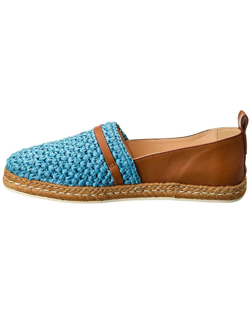 Tod's TOD’s Gomma Raffia & Leather Espadrille 2