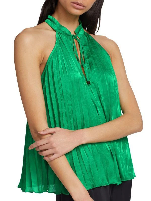 Ramy Brook Alex Garden Jacquard Tie-Front Blouse 4
