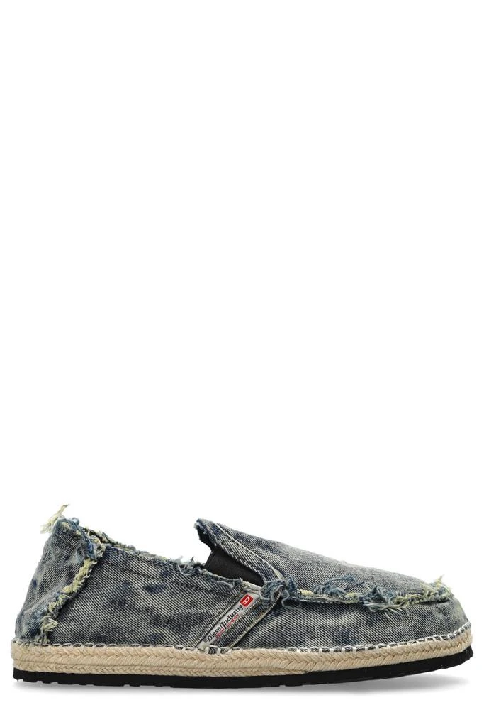 Diesel Diesel D-Lukas Esp Distressed Denim Espadrille Loafers 1