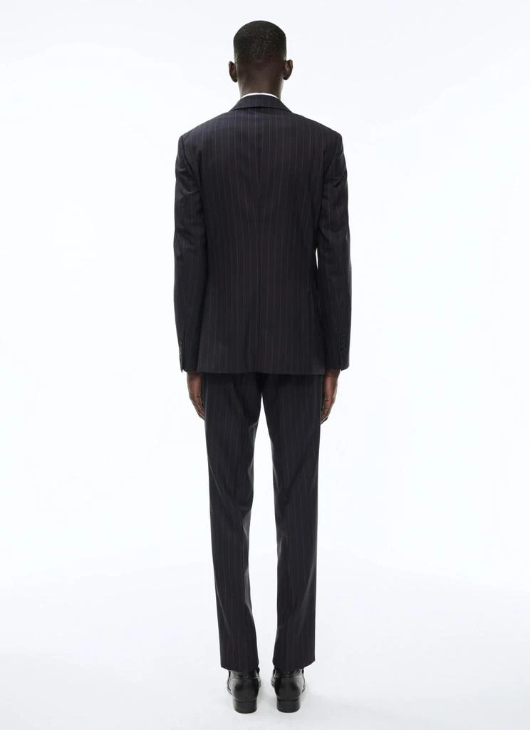 预计3周后发货 Fursac Costume 2 Pièces Toile Marine Avec Rayures - Rouge, Orange Et Marine - Homme 6