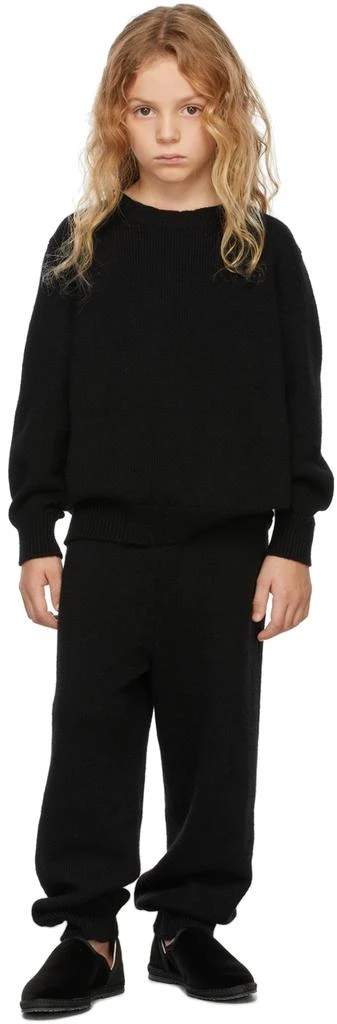 The Row Kids Black Cashmere Dewey Sweater 1