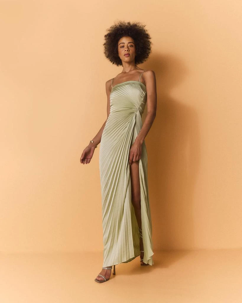 A.L.C. Layla Pleated Strapless Gown 5