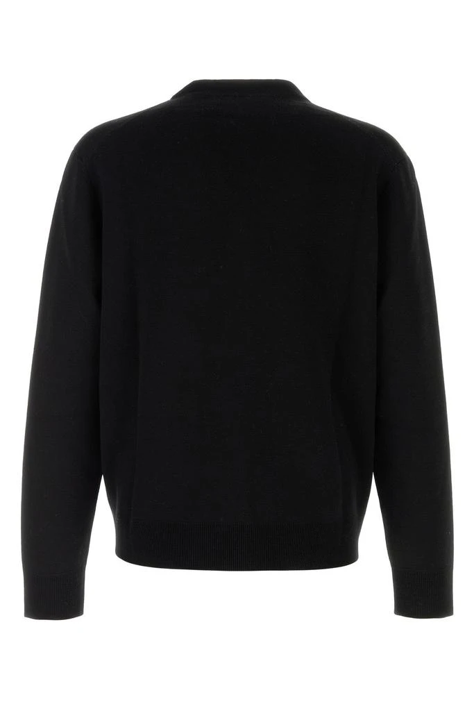 Gucci Black stretch wool blend cardigan 1