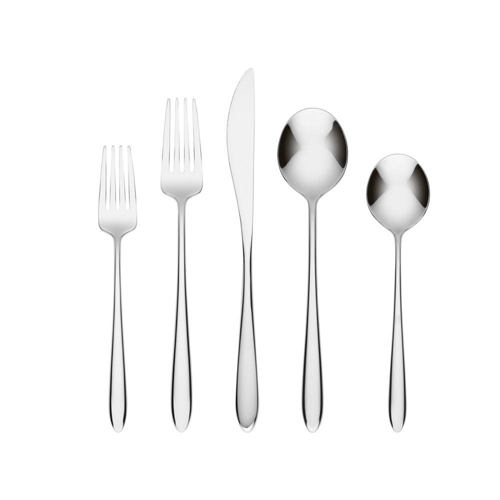 Cambridge Silversmiths Radin Mirror 20 Piece 18/10 Stainless Steel Flatware Set, Service for 4