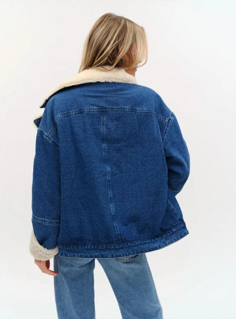 SIX/FIFTY Six/Fifty - Williston Faux Fur Denim Jacket 3