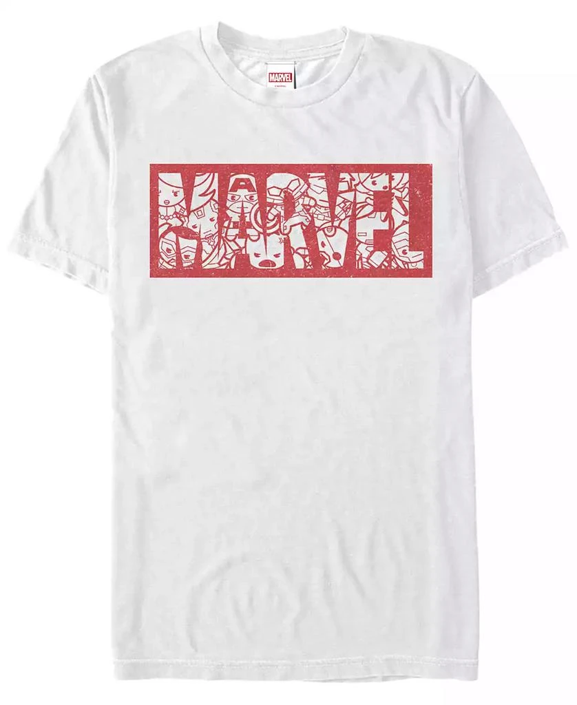 Marvel Marvel Men's Comic Collection Kawaii Marvel Men's Logo Short Sleeve T-Shirt 1