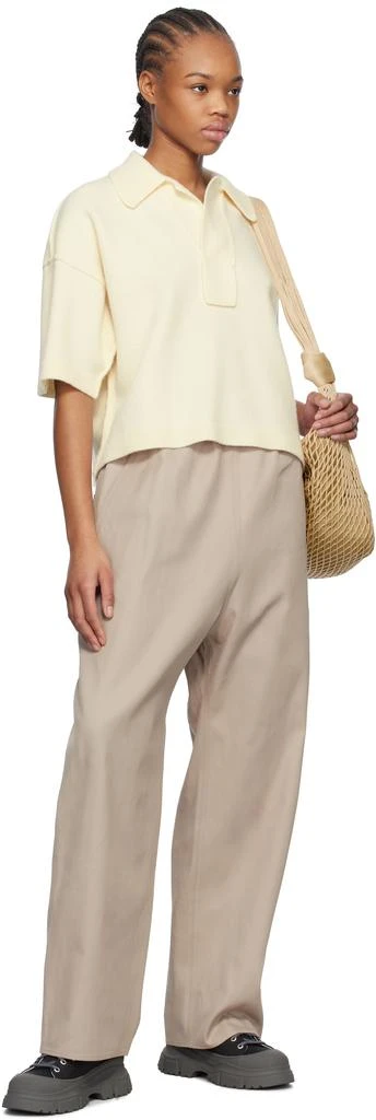 SOFIE D'HOORE Taupe Plof Trousers 4