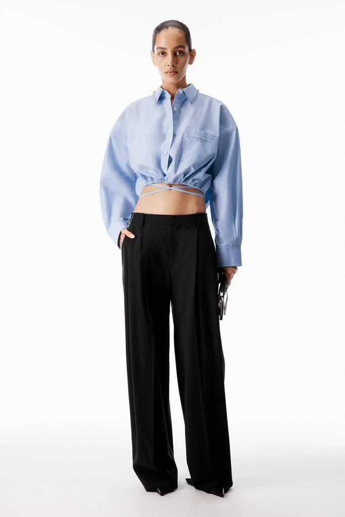 Alexander Wang Tropical Wool Tailored Pant