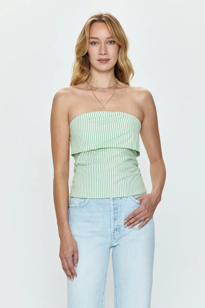 Pistola Denim Vivienne Top - Kiwi Stripe 1