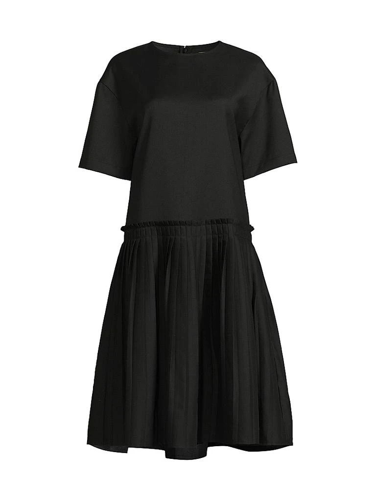 Lohan Drop-Waist Knee-Length Dress