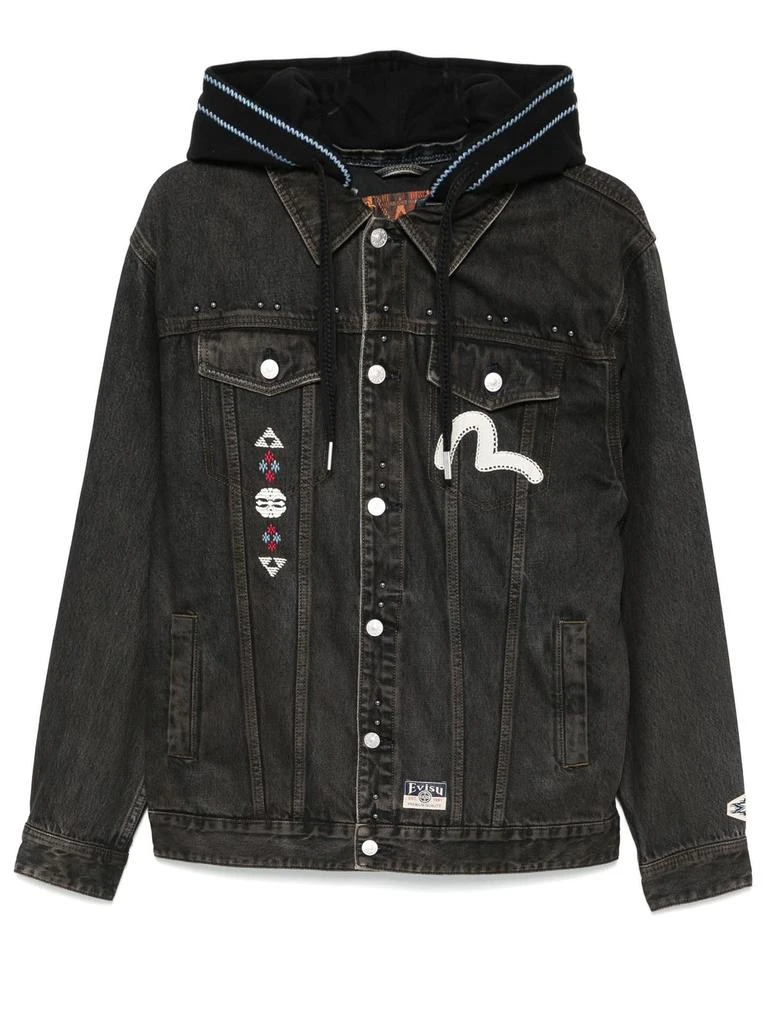 Evisu Coats Black 1