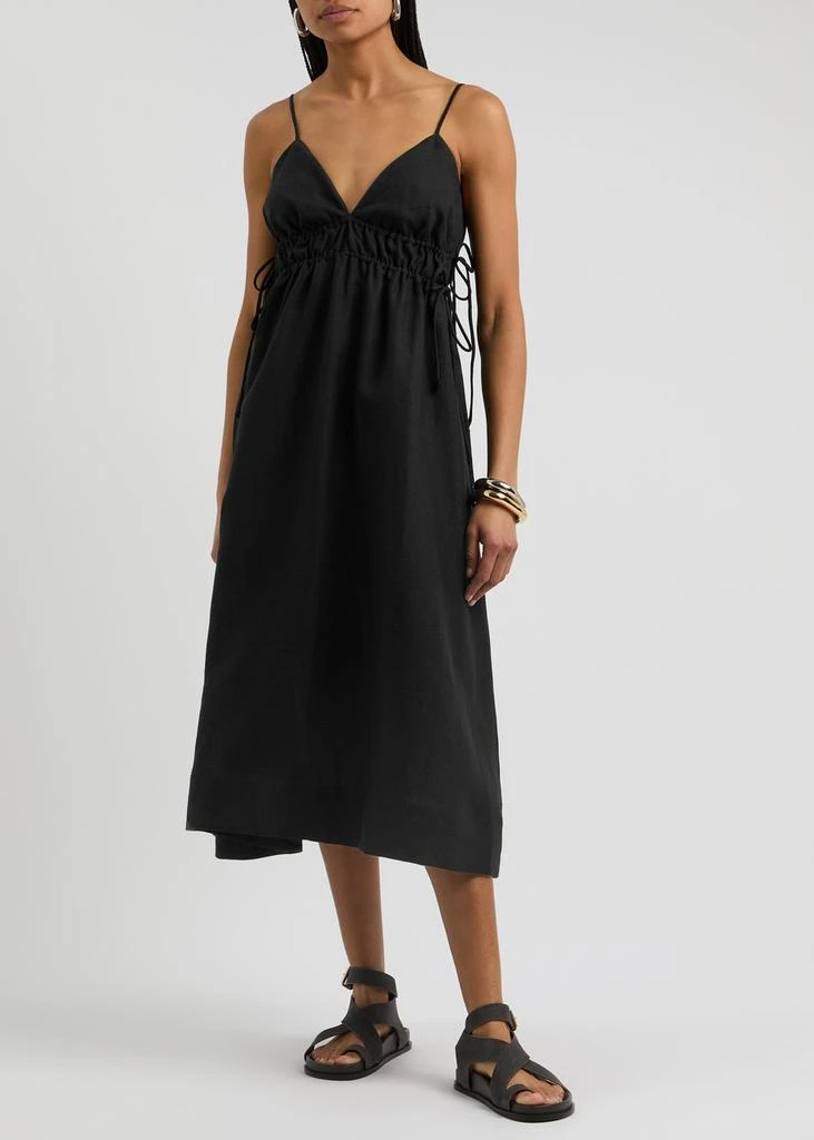 CASA RAKI Rita linen midi dress 2