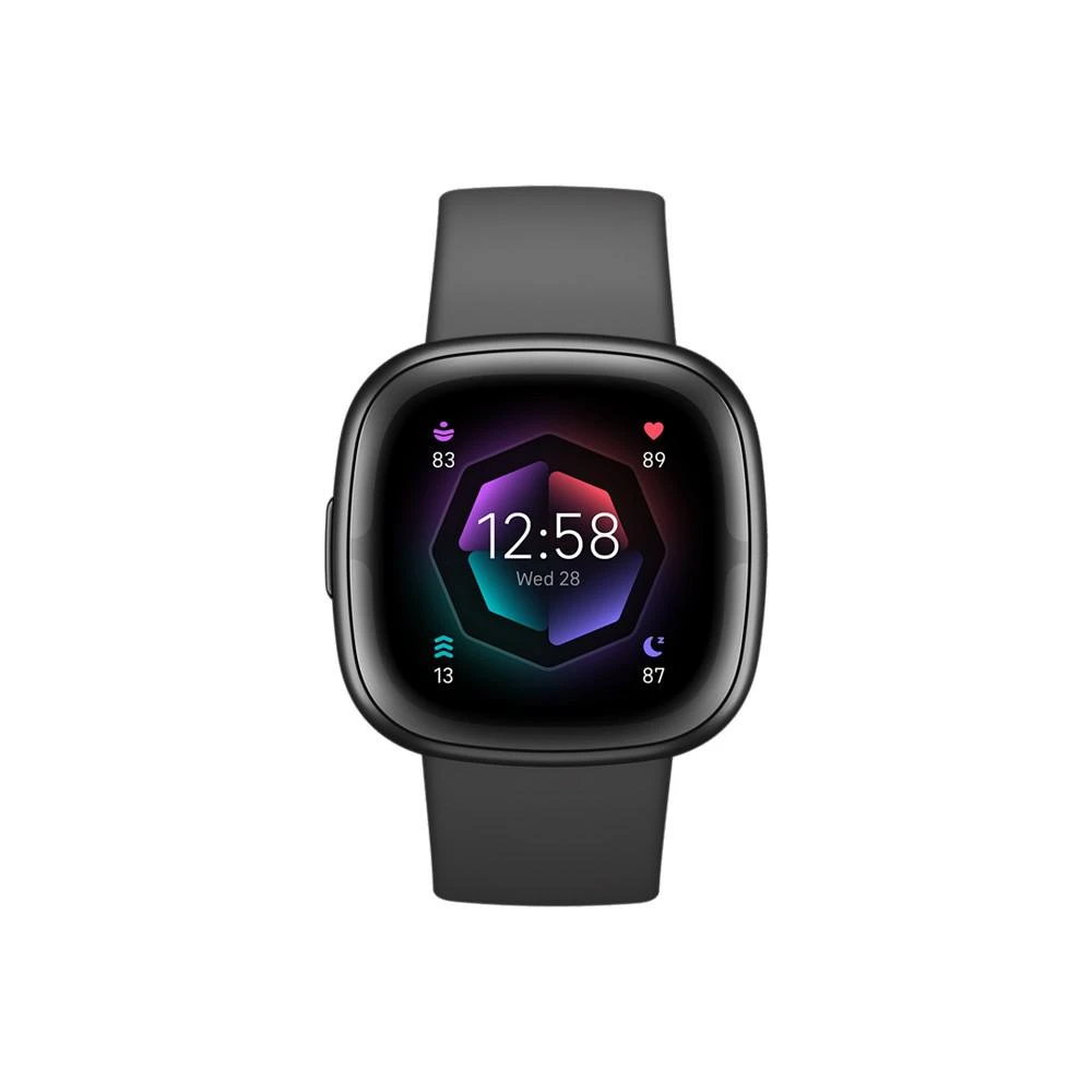 Fitbit Sense 2 Shadow Gray Graphite Smartwatch, 39mm