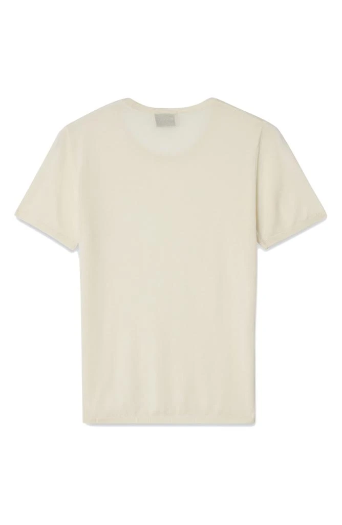 BLK DNM Wool & Silk Short Sleeve T-Shirt Sweater 2