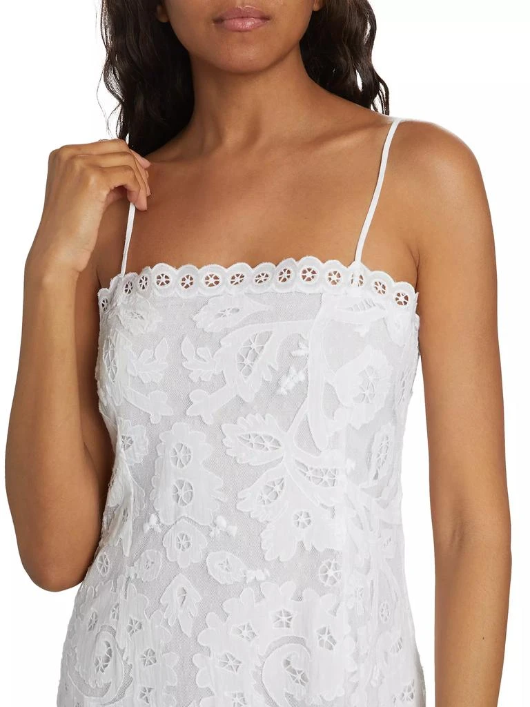Sea Lovina Embroidered Cotton Midi-Dress 6