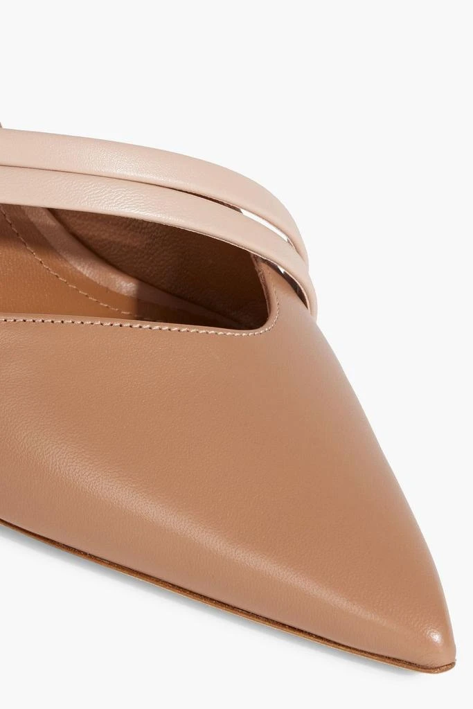 Malone Souliers Tia 70 two-tone leather mules 4