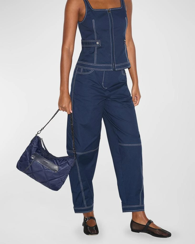MZ Wallace Madison Quilted Nylon Crossbody Bag 4