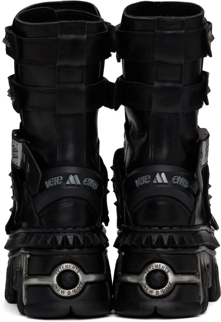 Vetements Black New Rock Edition Gamer Boots 2