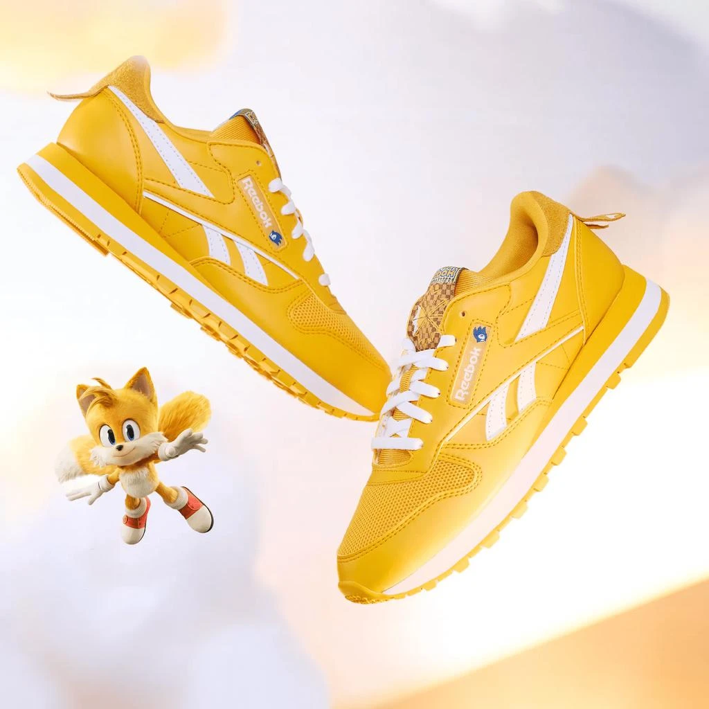 Reebok Unisex Reebok x Sonic 3 Classic Leather Shoes - Grade School 2