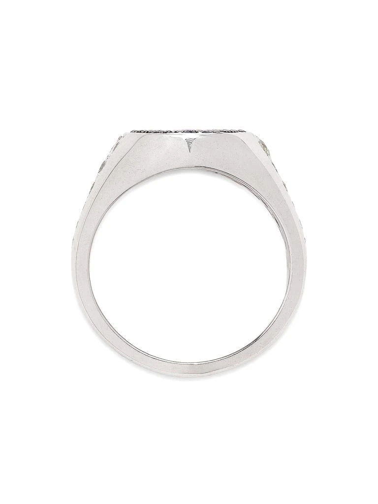 Effy Sterling Silver 
2.52 TCW Sapphire 
White Sapphire Ring 3