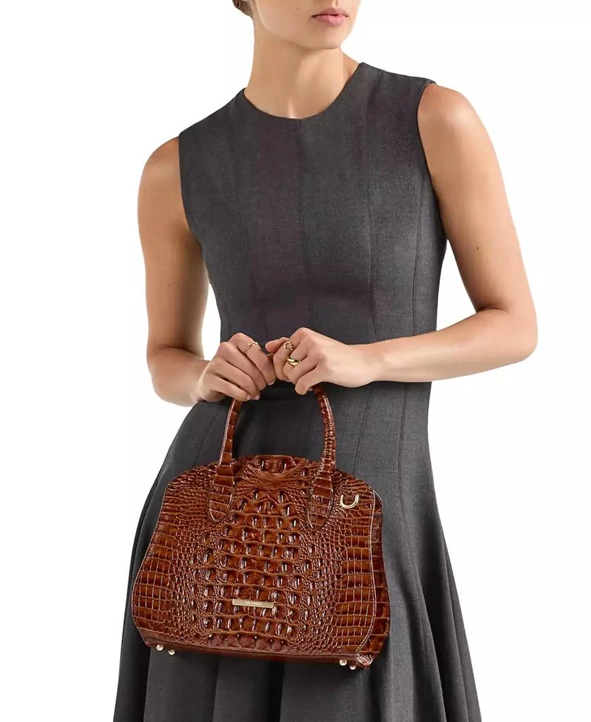 Brahmin Rosetta Melbourne Medium Leather Satchel 6