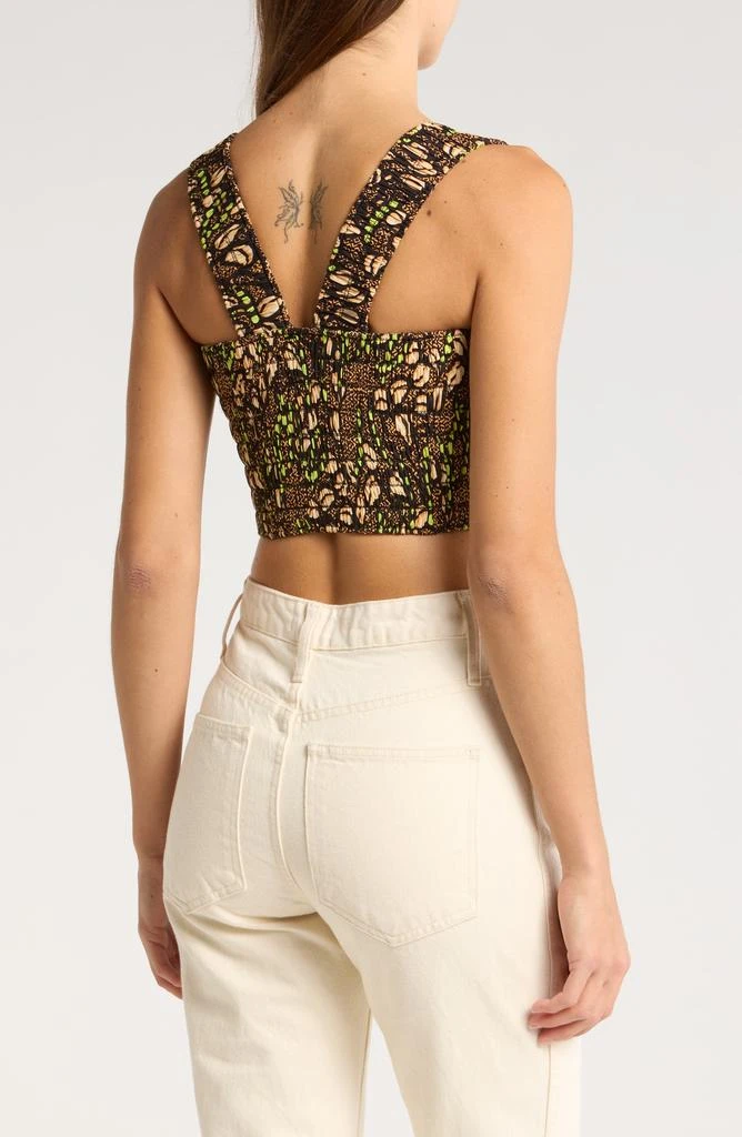 A.L.C. Cielo Smocked Crop Tank 2