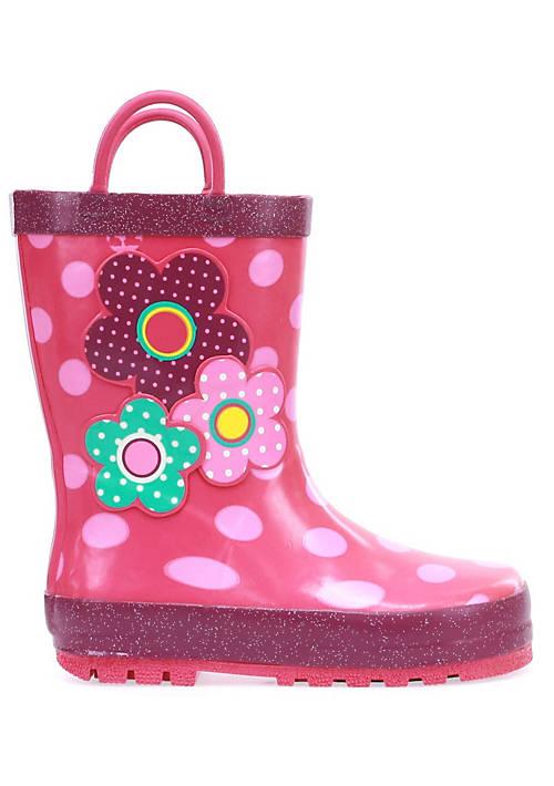 Western Chief Chief Toddler Youth Girls Flower Cutie Rain Boot