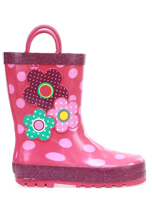 Western Chief Chief Toddler Youth Girls Flower Cutie Rain Boot 1