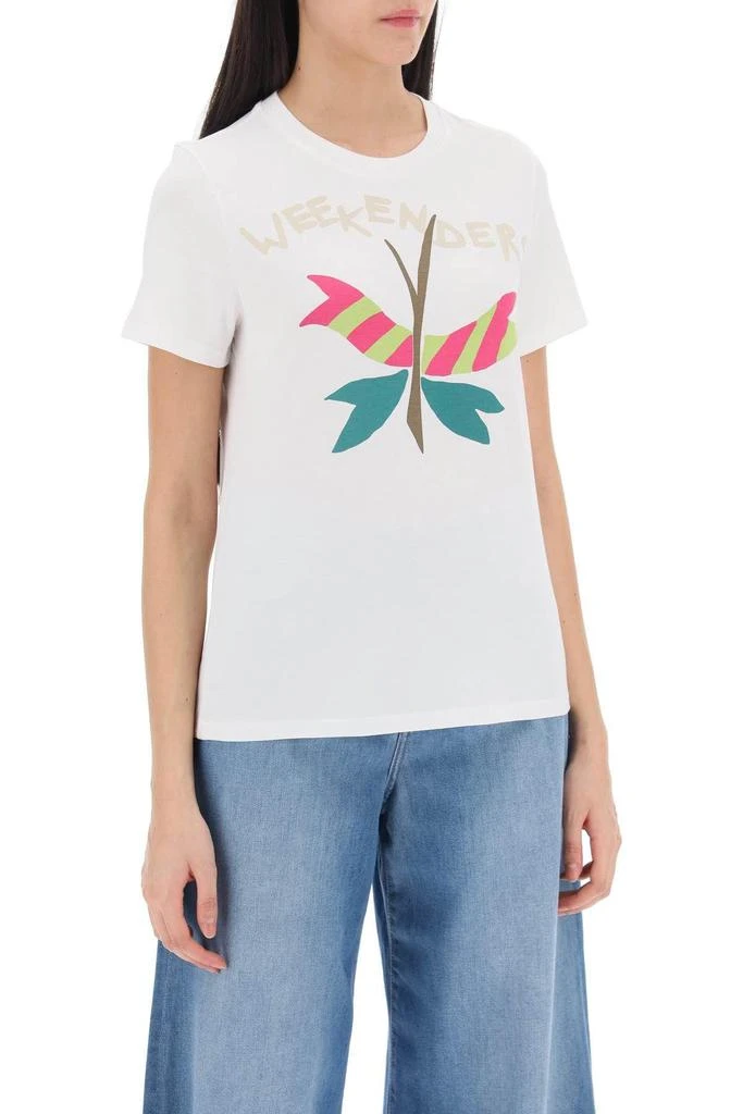 WEEKEND MAX MARA Nervi printed T-shirt 3