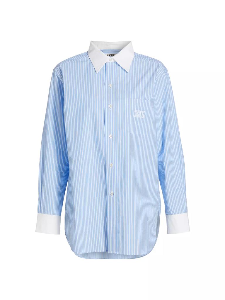 Bode Murray Signet Striped Shirt