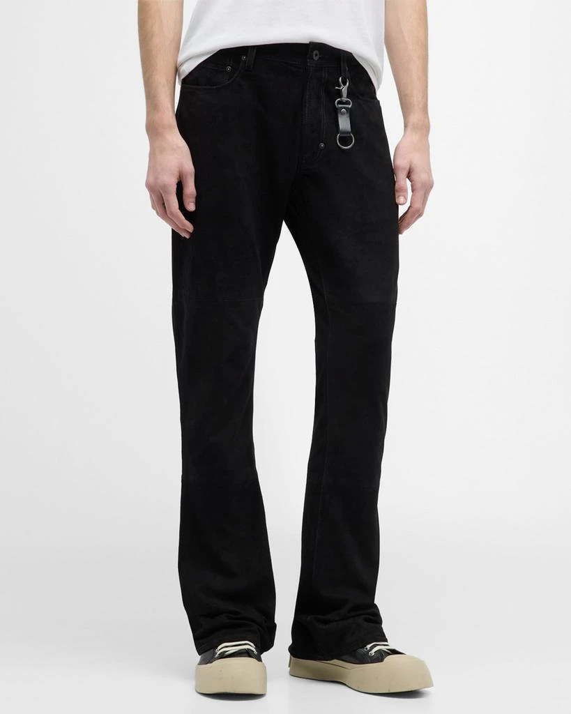 Prps Goods & Co Men's Vegan Leather Flare Pants 2