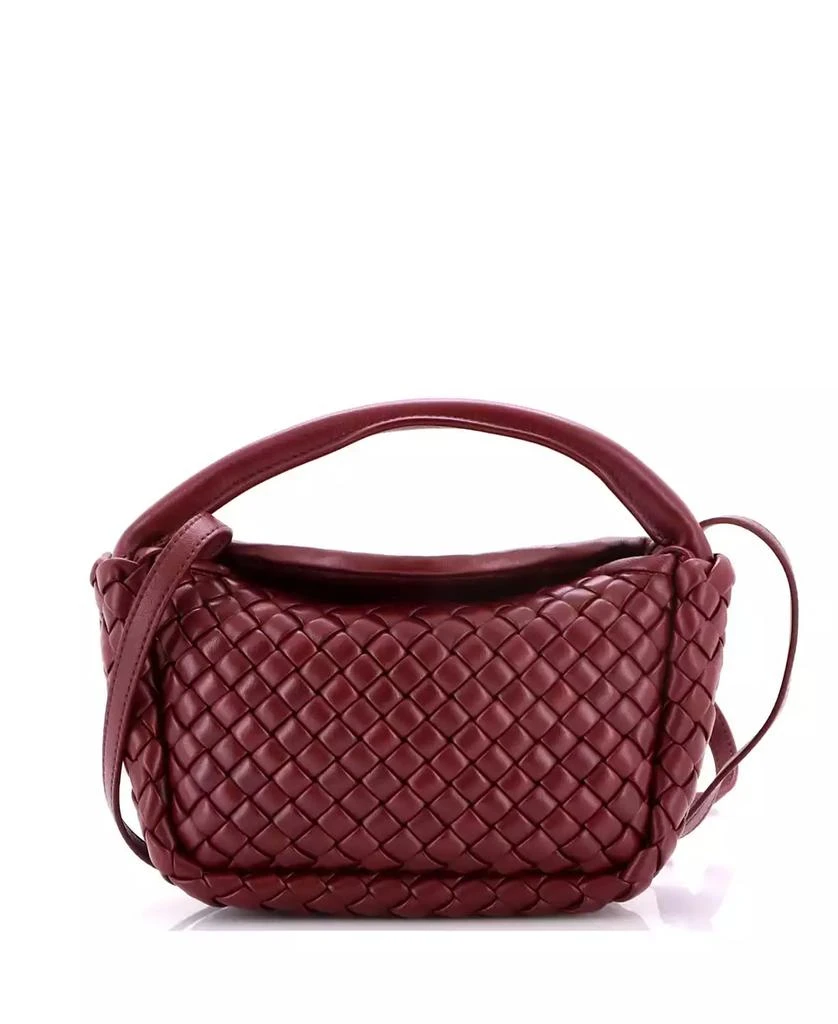 Pre-Owned Bottega Veneta Small Cobble Top Handle Bag Padded Intrecciato Leather