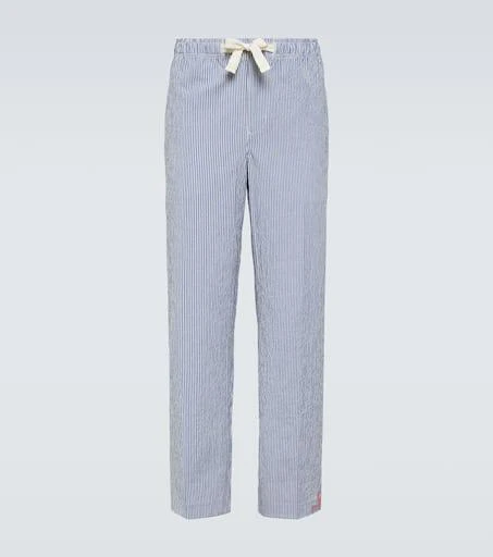 ORLEBAR BROWN Alex striped cotton-blend pants 1