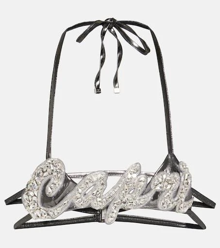 Dolce 
Gabbana Capri crystal-embellished bra top 1