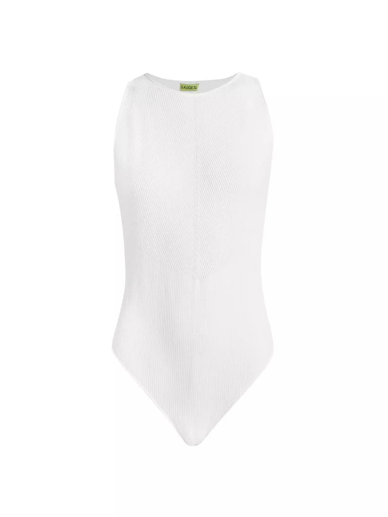 Gauge81 Olmos Rib-Knit Bodysuit 1