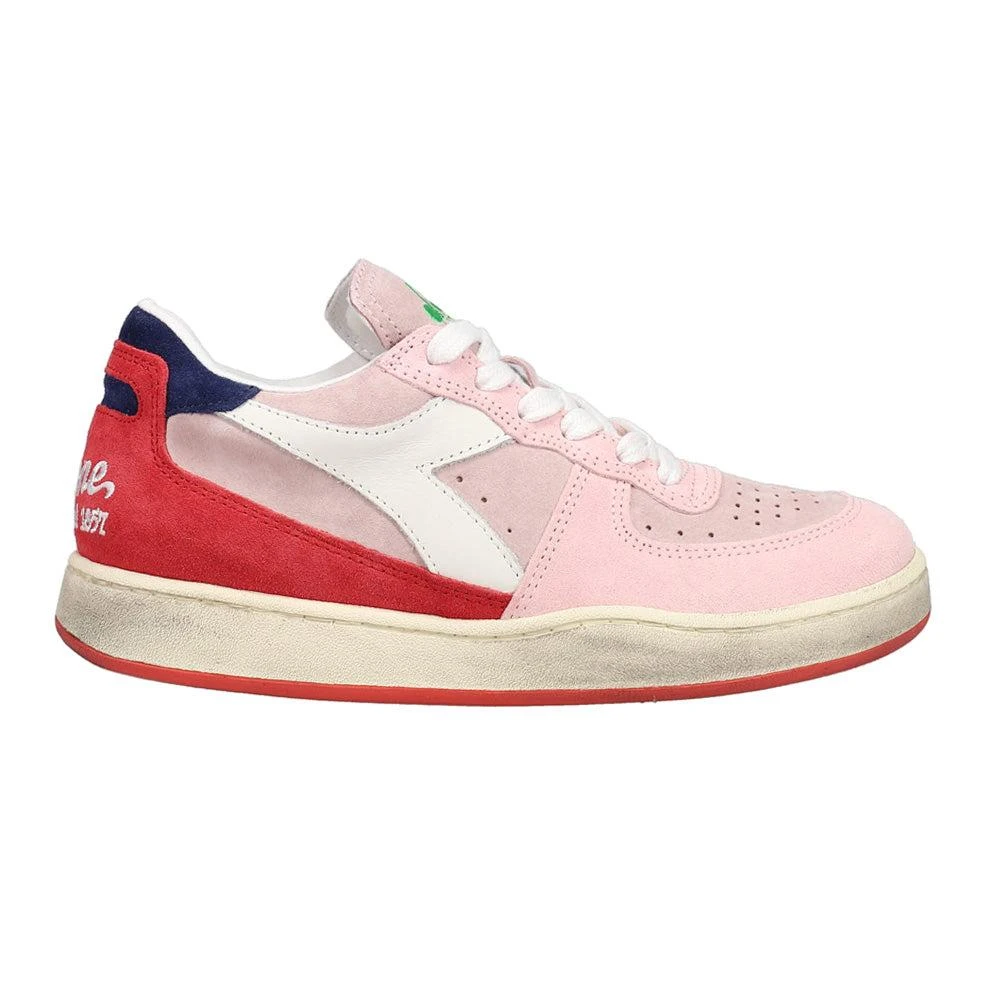 Diadora Mi Basket Low Lampone Italia Lace Up Sneakers 1