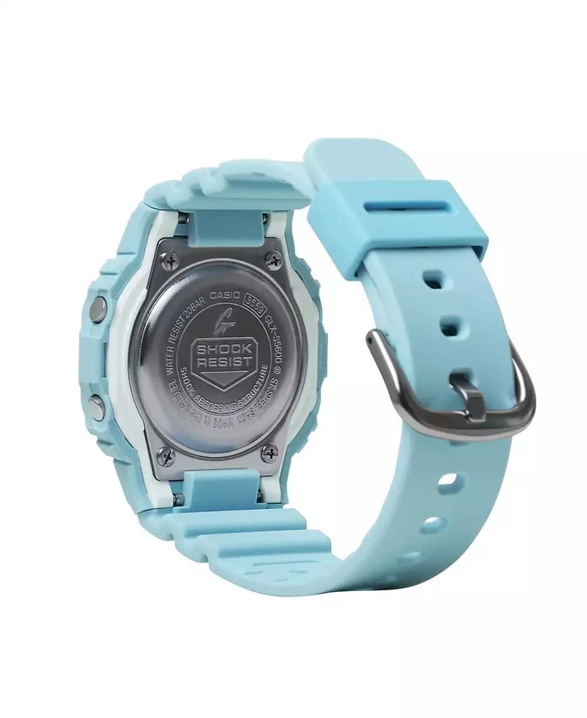 G-Shock Unisex Digital Blue Resin Watch, 40.5mm GLXS5600-2 3