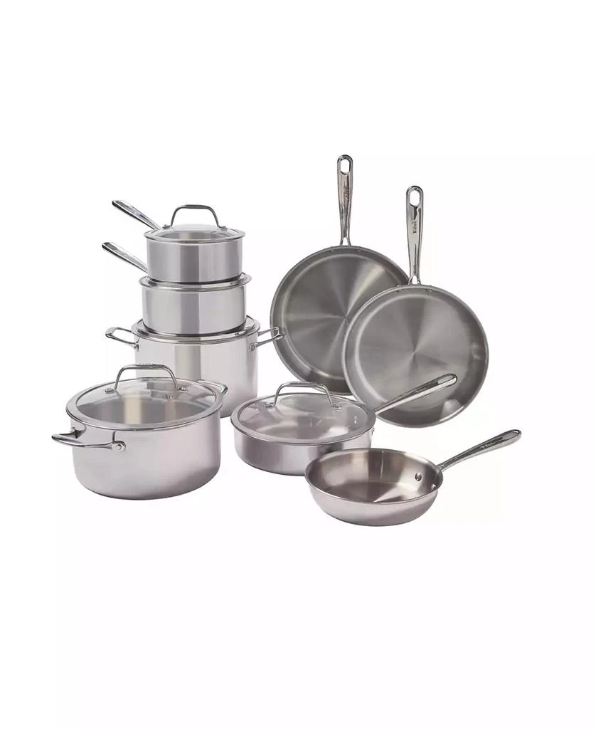 T-Fal Pro Tri-Ply Stainless Steel, 13 Piece Pots and Pans Set 1