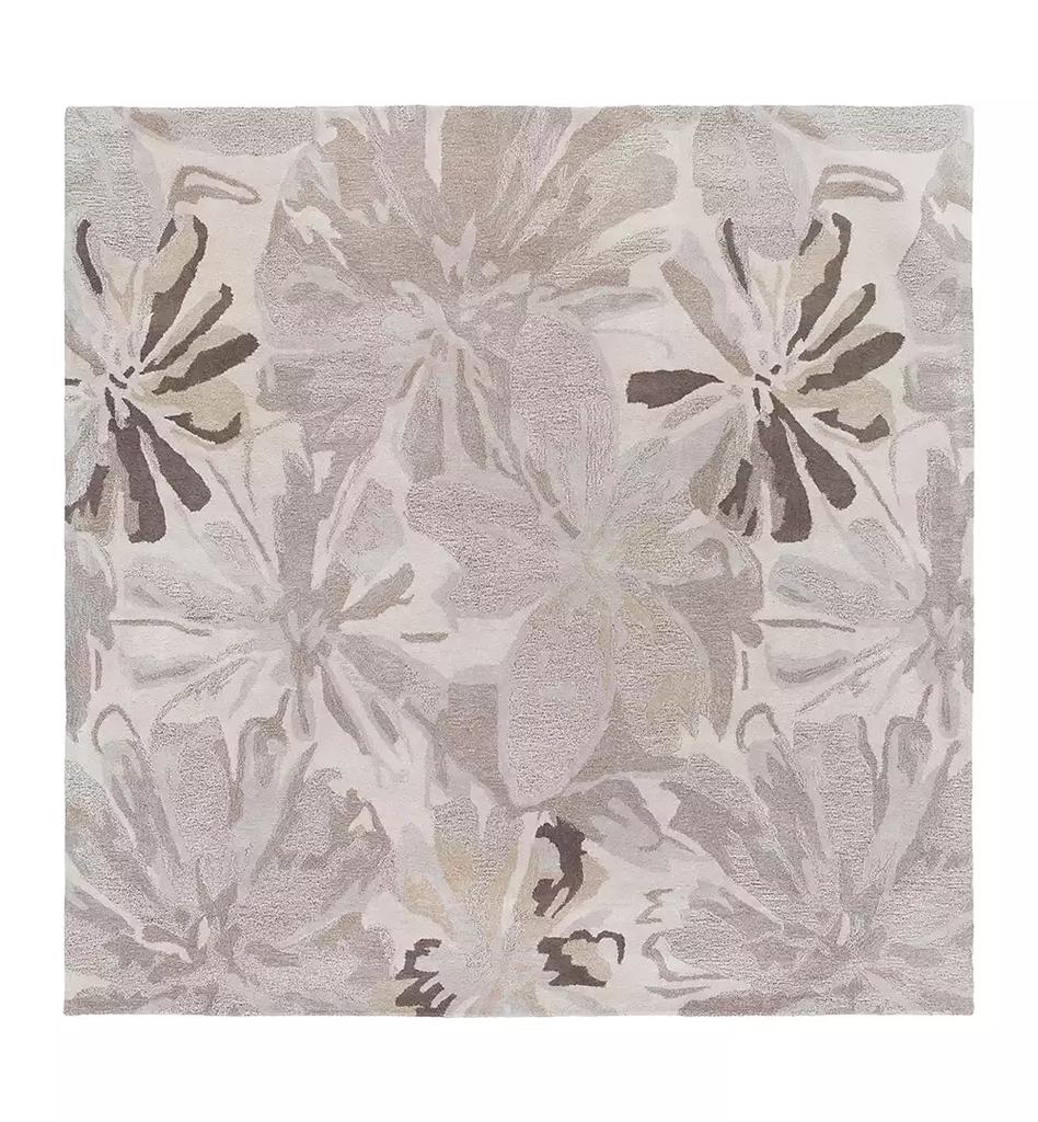Surya Athena ATH-5135 Taupe 6' Square Area Rug