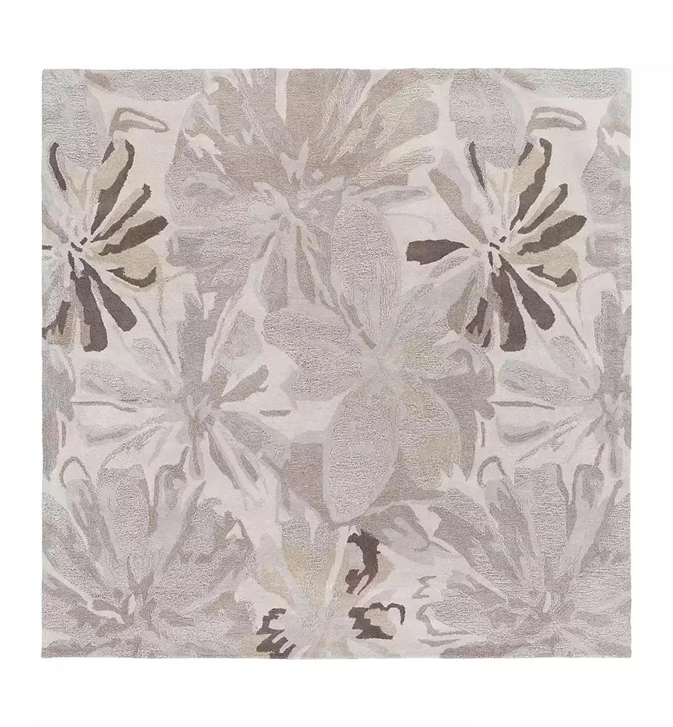 Surya Athena ATH-5135 Taupe 6' Square Area Rug 1