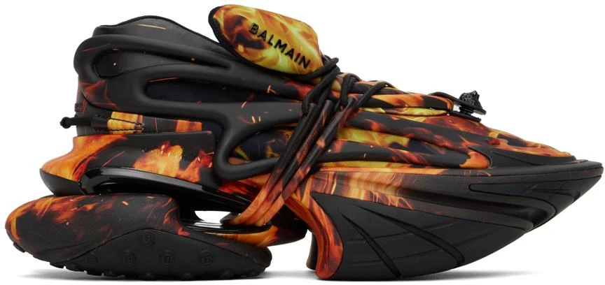 Balmain Black
Yellow Unicorn Sneakers 1