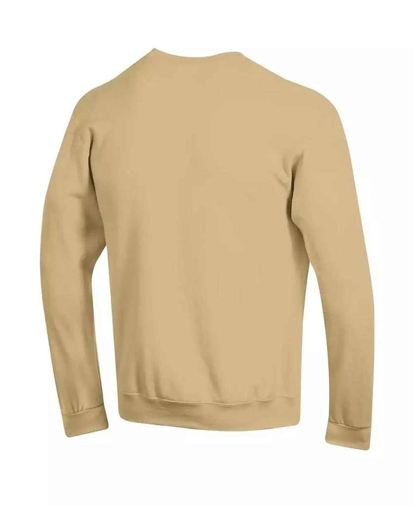 CHAMPION Men's Gold Colorado Buffaloes Straight Over Logo Powerblend Pullover Sweatshirt 2